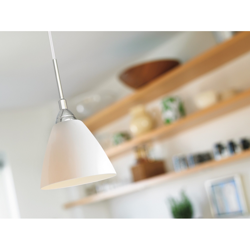 Nordlux - Lámpara colgante READ 1xE14/40W/230V cromo brillante