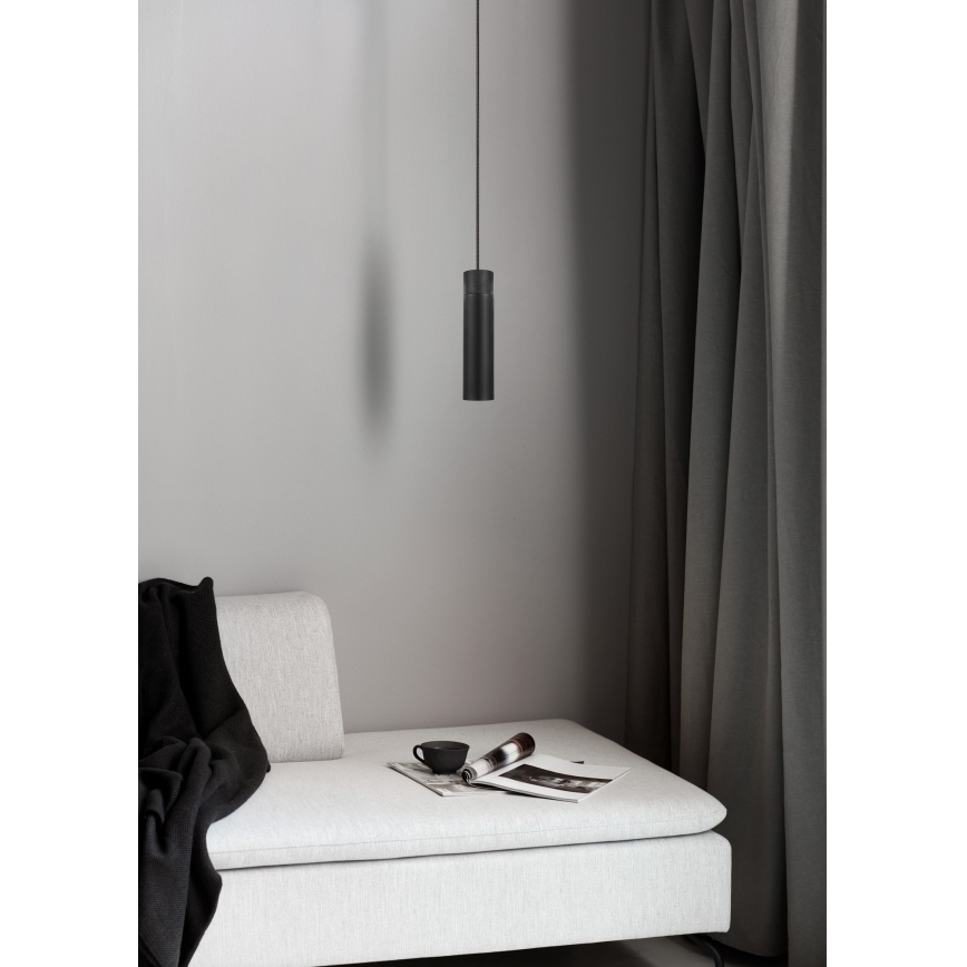 Nordlux - Lámpara colgante TILO 1xGU10/15W/230V negro