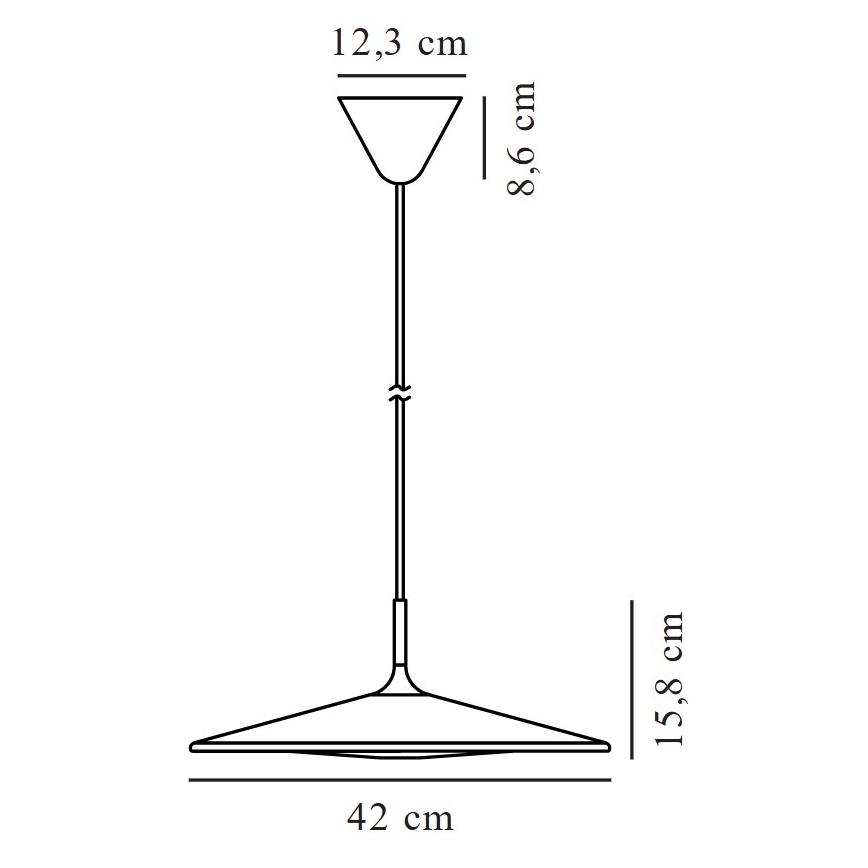 Nordlux - Lámpara de araña LED regulable BALANCE LED/230V 2700K diá. 42 cm negro