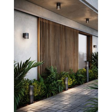 Nordlux - Lámpara de exterior ALUDRA 1xE27/15W/230V IP44 antracita 45,4 cm