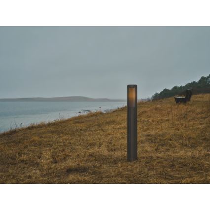 Nordlux - Lámpara de exterior ALUDRA 1xE27/15W/230V IP44 antracita 95,4 cm