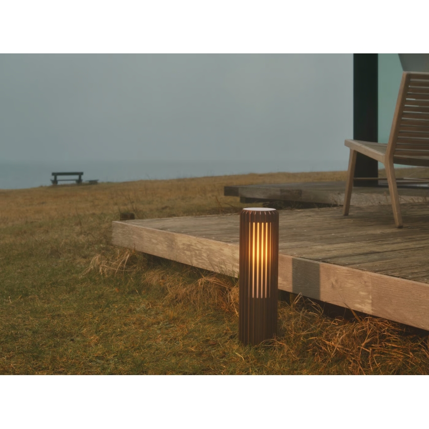 Nordlux - Lámpara de exterior ALUDRA 1xE27/15W/230V IP44 marrón 45,4 cm