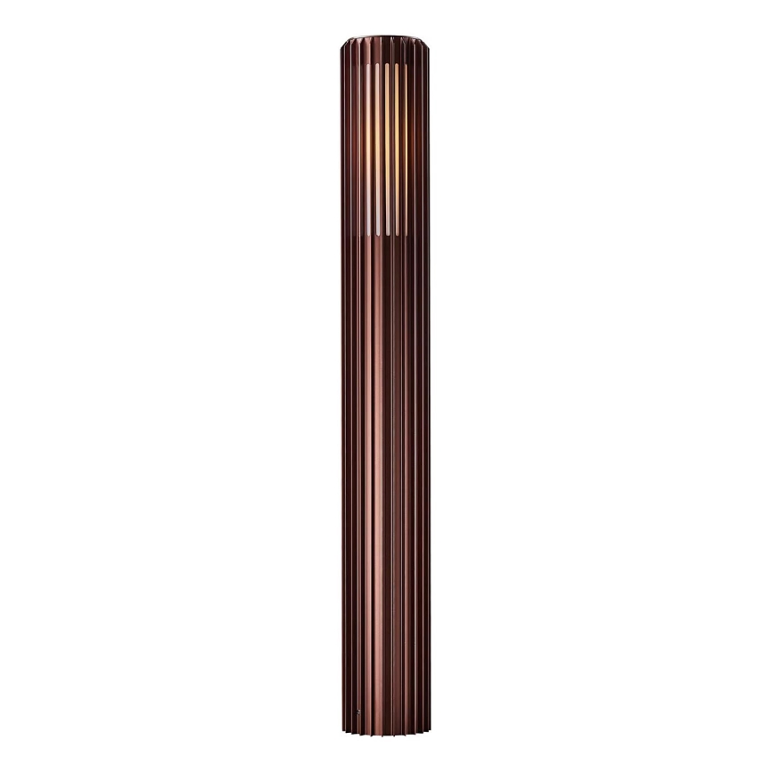 Nordlux - Lámpara de exterior ALUDRA 1xE27/15W/230V IP44 marrón 95,4 cm