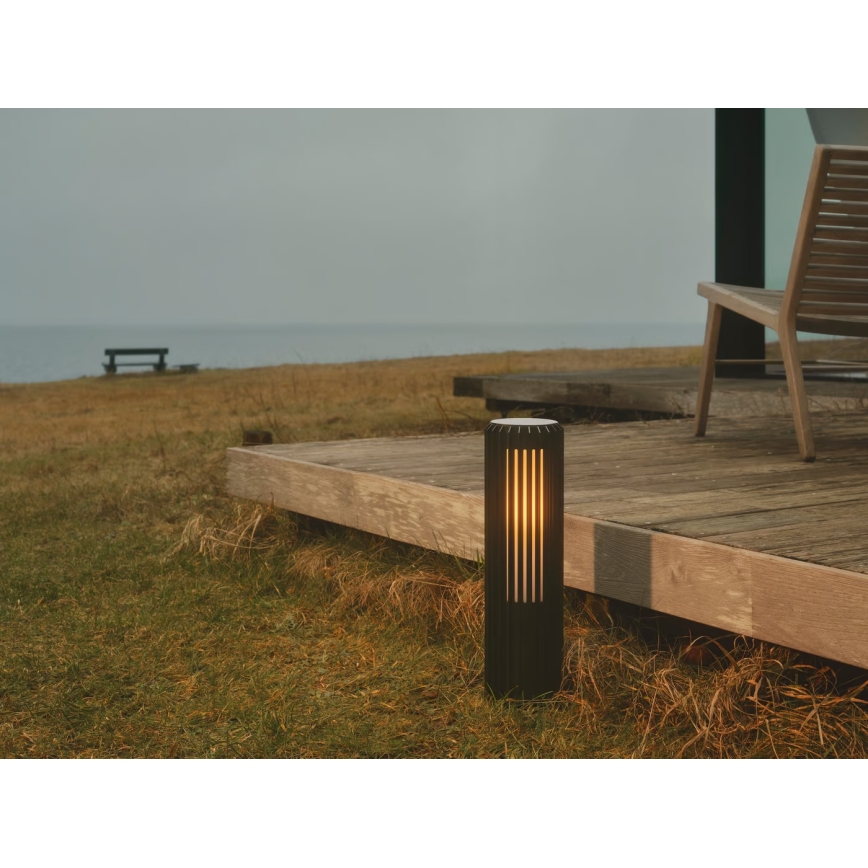Nordlux - Lámpara de exterior ALUDRA 1xE27/15W/230V IP44 negro 45,4 cm