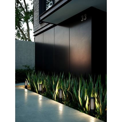Nordlux - Lámpara de exterior ALUDRA 1xE27/15W/230V IP44 negro 45,4 cm