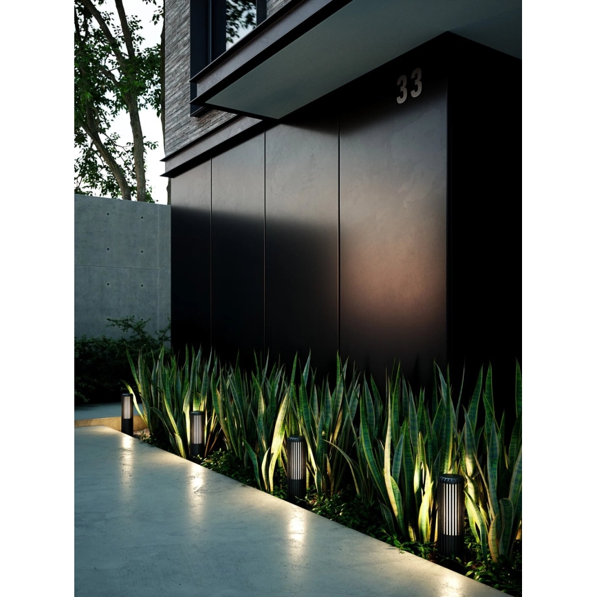 Nordlux - Lámpara de exterior ALUDRA 1xE27/15W/230V IP44 negro 45,4 cm