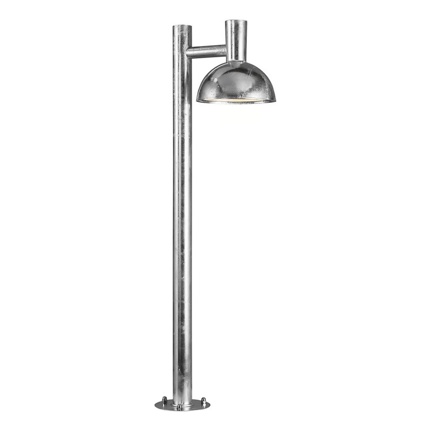 Nordlux - Lámpara de exterior ARKI 1xE27/20W/230V IP54 100 cm plata