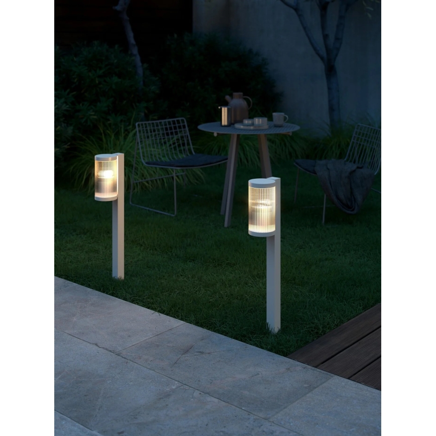 Nordlux - Lámpara de exterior COUPAR 1xE27/25W/230V IP54 80 cm color crema