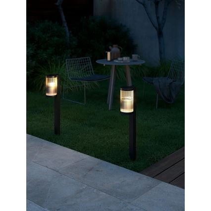 Nordlux - Lámpara de exterior COUPAR 1xE27/25W/230V IP54 80 cm negro