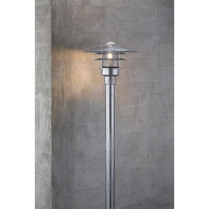 Nordlux - Lámpara de exterior LONSTRUP 1xE27/60W/230V IP44 cromo mate 116 cm