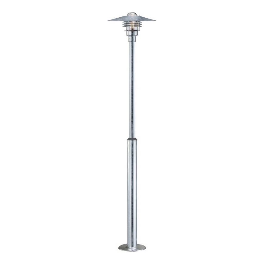Nordlux - Lámpara de exterior VEJERS 1xE27/60W/230V IP54 plateada