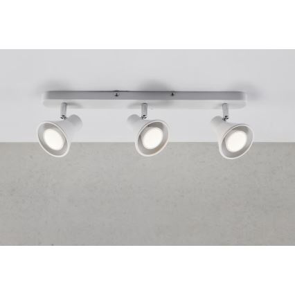 Nordlux - Lámpara de focos EIK 3xGU10/35W/230V blanca