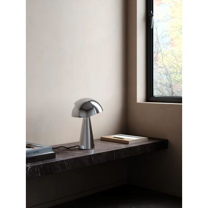 Nordlux - Lámpara de mesa ALIGN 1xE27/25W/230V cromo brillante