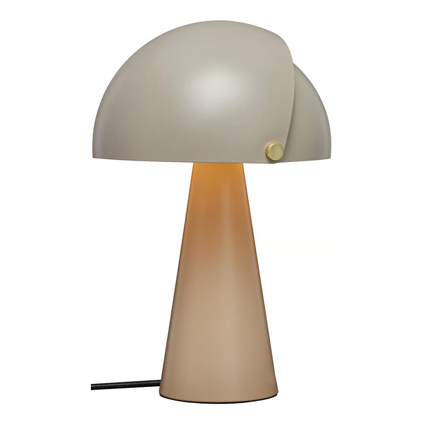 Nordlux - Lámpara de mesa ALIGN 1xE27/25W/230V marrón