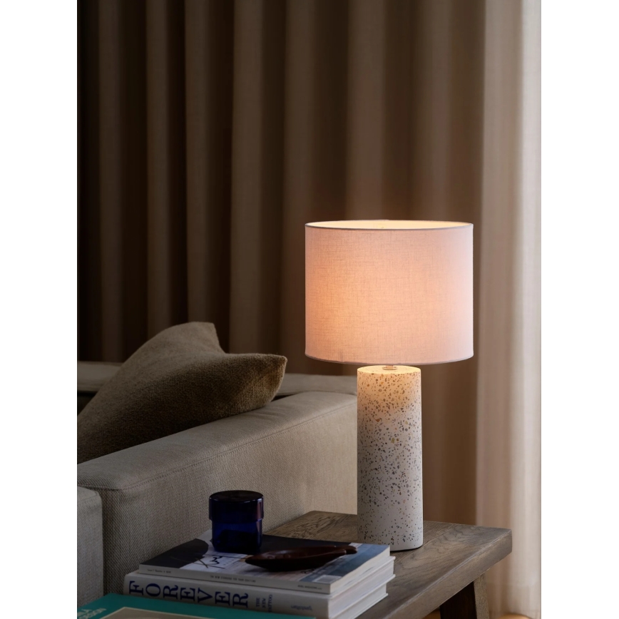 Nordlux - Lámpara de mesa ANTIGA 1xE27/60W/230V blanca
