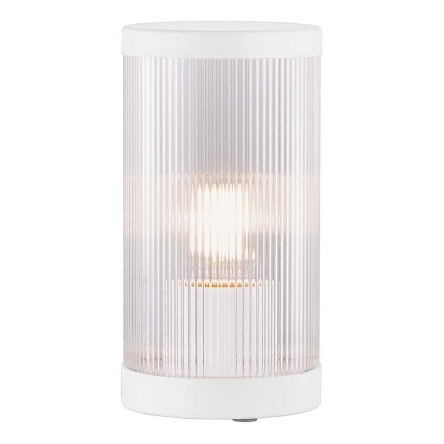 Nordlux - Lámpara de mesa de exterior COUPAR 1xE27/25W/230V IP54 blanco