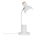 Nordlux - Lámpara de mesa DEVONE 1xE27/15W/230V blanca