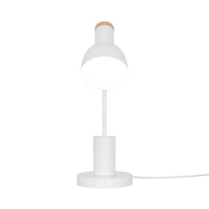 Nordlux - Lámpara de mesa DEVONE 1xE27/15W/230V blanca