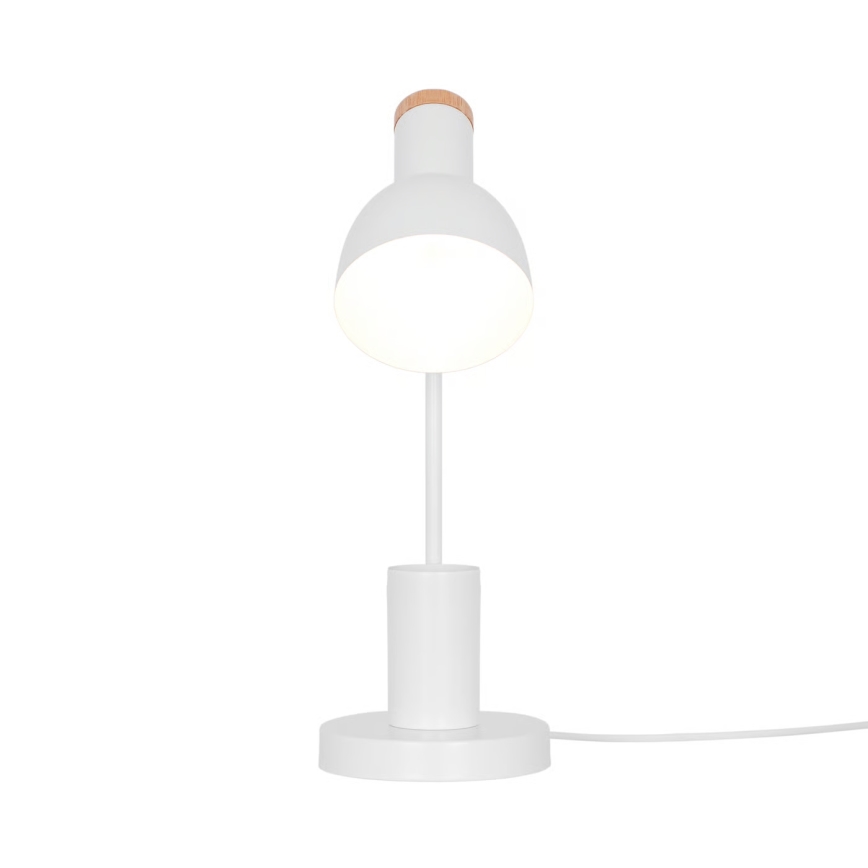Nordlux - Lámpara de mesa DEVONE 1xE27/15W/230V blanca