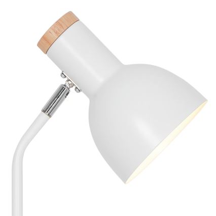 Nordlux - Lámpara de mesa DEVONE 1xE27/15W/230V blanca