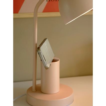 Nordlux - Lámpara de mesa DEVONE 1xE27/15W/230V rosa