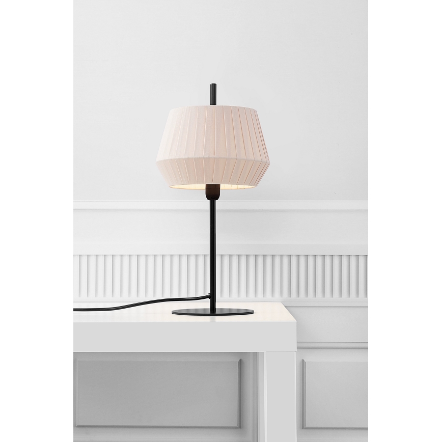 Nordlux - Lámpara de mesa DICTE 1xE14/40W/230V beige/negro