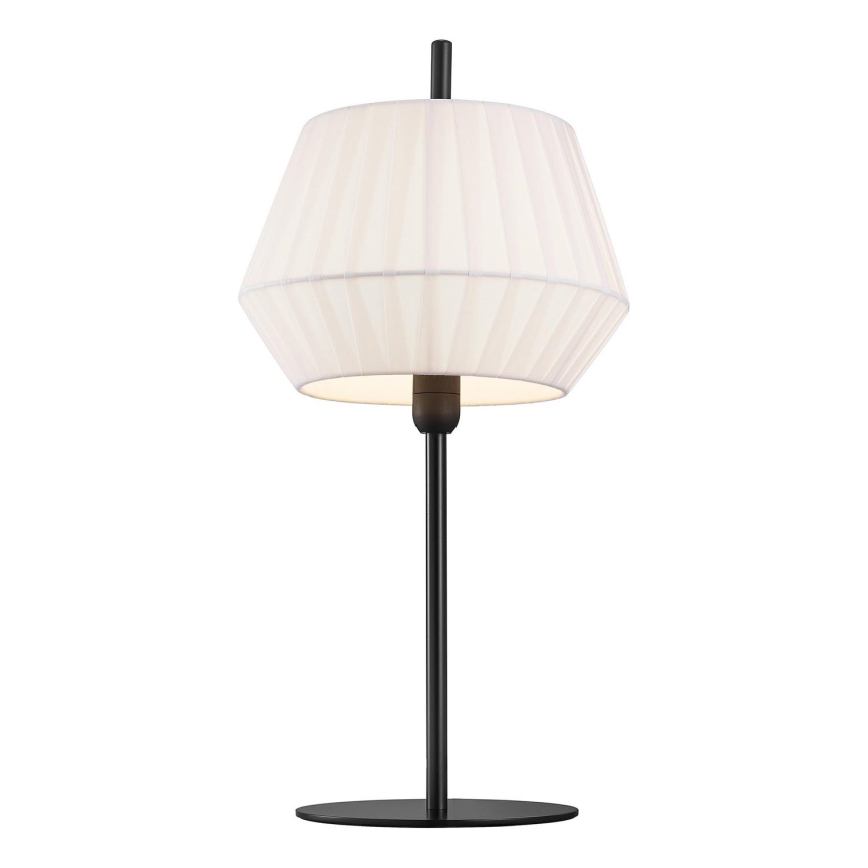 Nordlux - Lámpara de mesa DICTE 1xE14/40W/230V blanco/negro