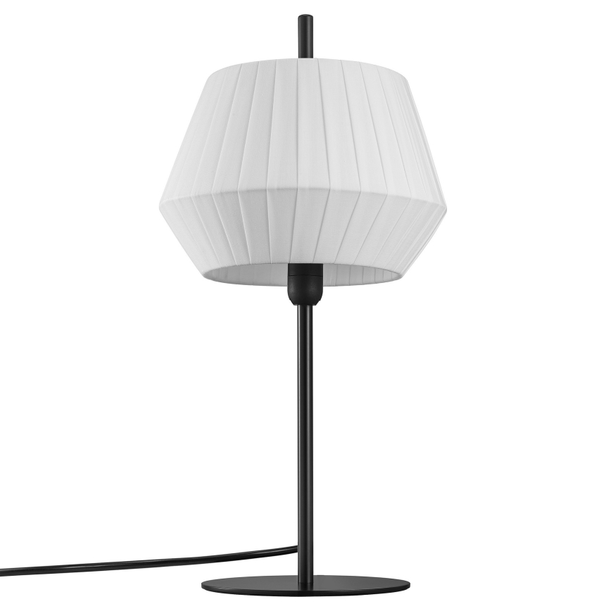 Nordlux - Lámpara de mesa DICTE 1xE14/40W/230V blanco/negro
