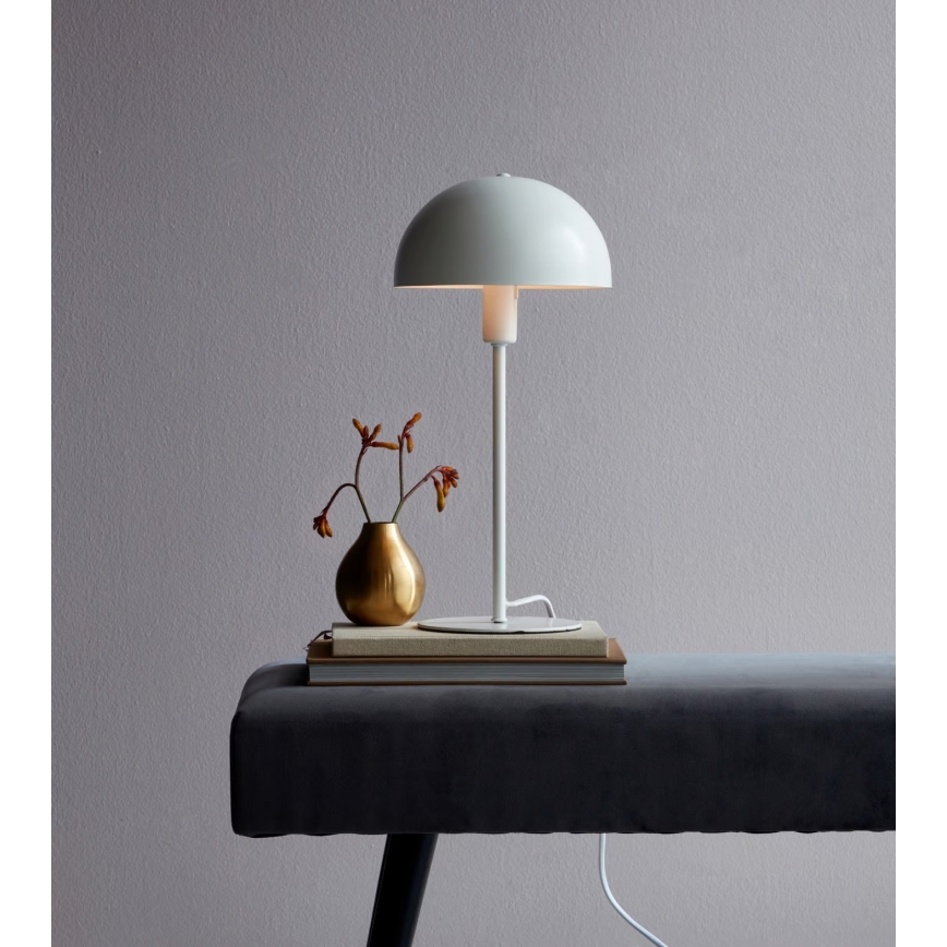 Nordlux - Lámpara de mesa ELLEN 1xE14/40W/230V blanco