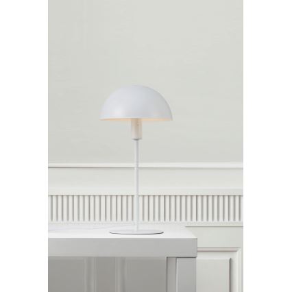 Nordlux - Lámpara de mesa ELLEN 1xE14/40W/230V blanco