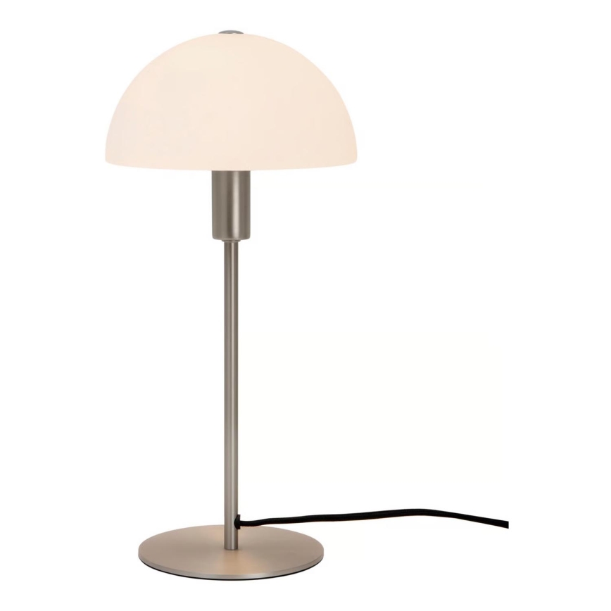 Nordlux - Lámpara de mesa ELLEN 1xE14/40W/230V cromo mate/blanco