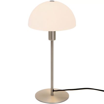 Nordlux - Lámpara de mesa ELLEN 1xE14/40W/230V cromo mate/blanco
