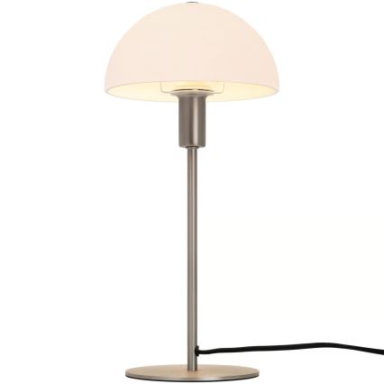 Nordlux - Lámpara de mesa ELLEN 1xE14/40W/230V cromo mate/blanco