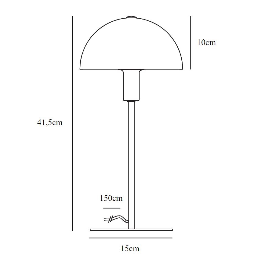 Nordlux - Lámpara de mesa ELLEN 1xE14/40W/230V
