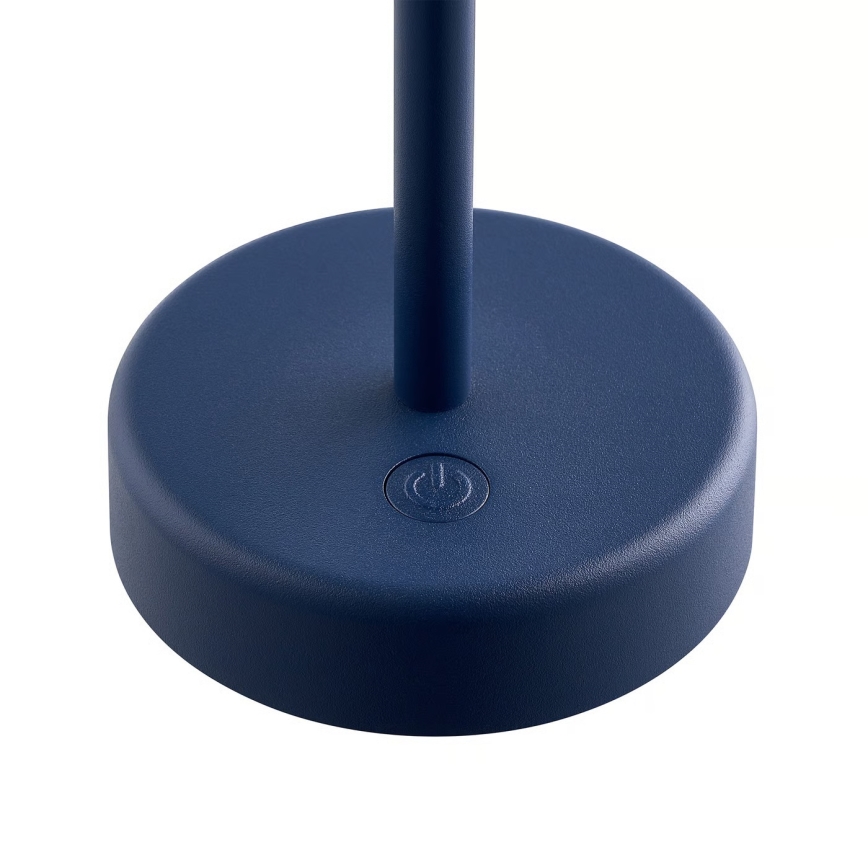 Nordlux - Lámpara de mesa exterior táctil, recargable y regulable ELLEN LED/2,8W/3,7V 2200 mAh IP44 azul