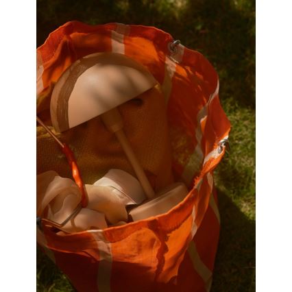 Nordlux - Lámpara de mesa exterior recargable y regulable ELLEN LED/2,8W/3,7V IP44 2200 mAh marrón