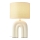 Nordlux - Lámpara de mesa HAZE 1xE27/40W/230V beige