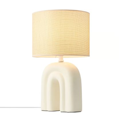 Nordlux - Lámpara de mesa HAZE 1xE27/40W/230V beige