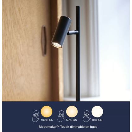 Nordlux - Lámpara de mesa LED regulable OMARI LED/3,2W/230V negro