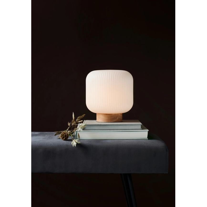 Nordlux - Lámpara de mesa MILFORD 1xE27/40W/230V beige