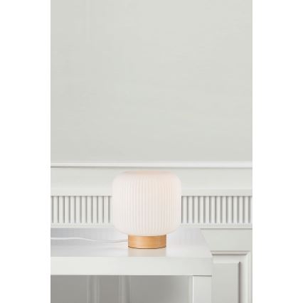 Nordlux - Lámpara de mesa MILFORD 1xE27/40W/230V beige
