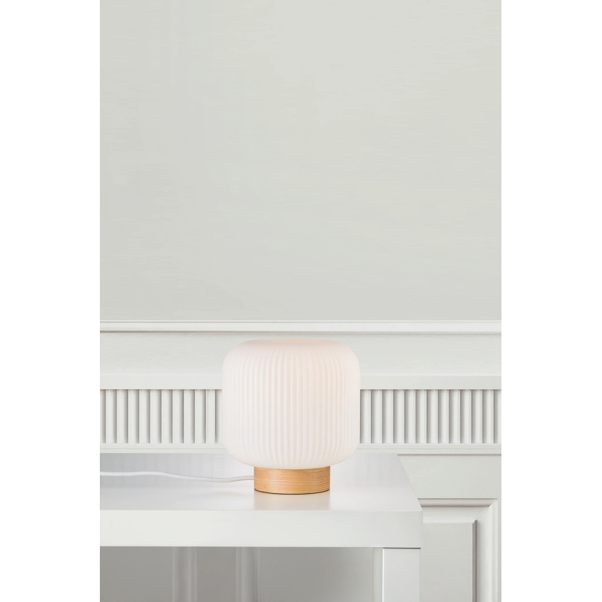 Nordlux - Lámpara de mesa MILFORD 1xE27/40W/230V beige