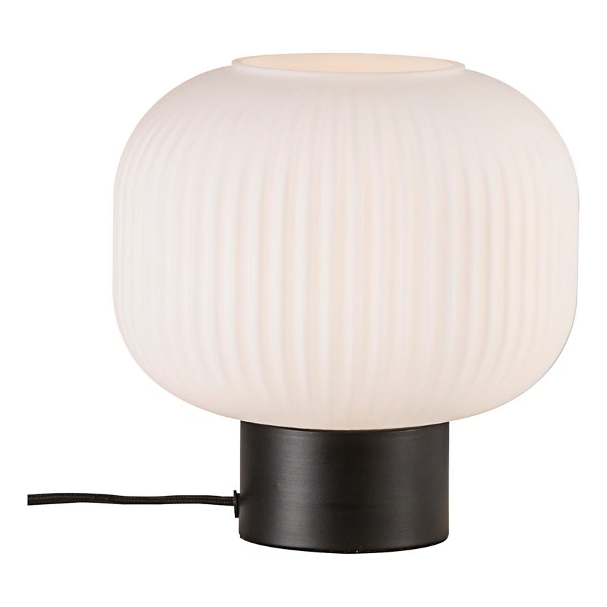 Nordlux - Lámpara de mesa MILFORD 1xE27/40W/230V negra