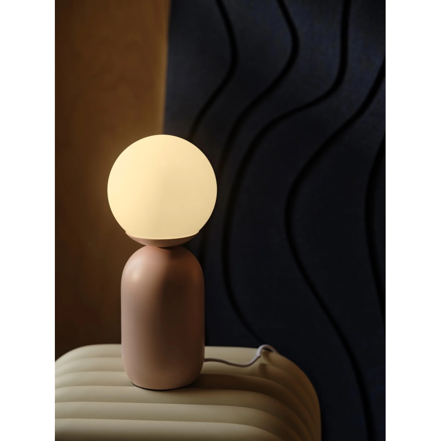 Nordlux - Lámpara de mesa NOTTI 1xE14/25W/230V rosa