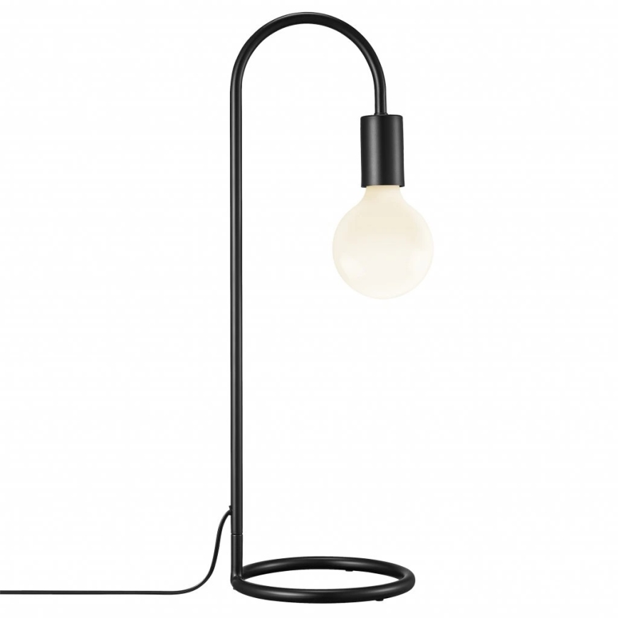 Nordlux - Lámpara de mesa PACO 1xE27/25W/230V negra
