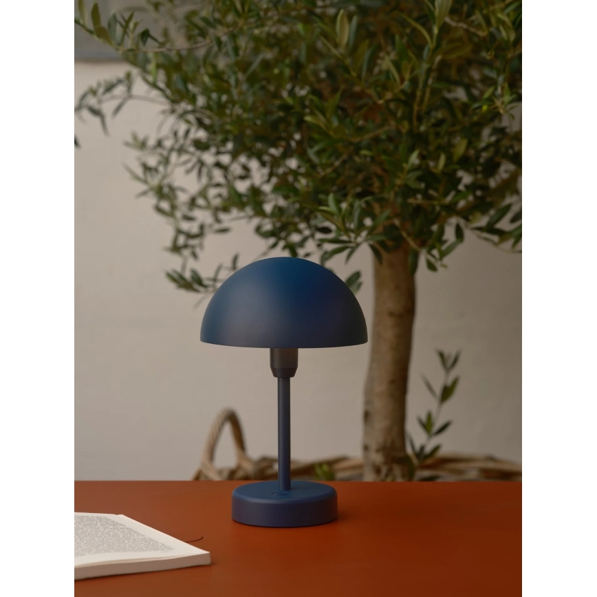 Nordlux - Lámpara de mesa para exterior LED táctil, recargable y regulable ELLEN LED/2,8W/3,7V IP44 azul
