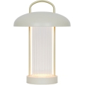 Nordlux - Lámpara de mesa táctil recargable LED regulable MIRANO LED/3W/3,7V beige
