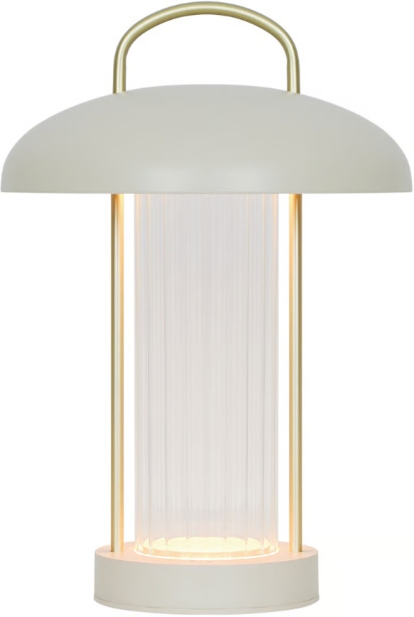 Nordlux - Lámpara de mesa táctil recargable LED regulable MIRANO LED/3W/3,7V beige