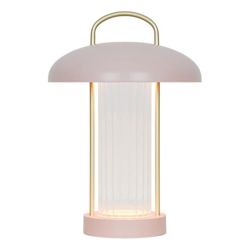 Nordlux - Lámpara de mesa táctil recargable LED regulable MIRANO LED/3W/3,7V rosa