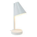 Nordlux - Lámpara de mesa WILMER 1xE14/40W/230V blanca